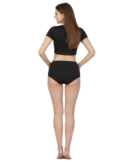 RECOMENDED OFFER Buy 2 Get 1 Free Special Bumper Offer  Imported Soft Material 4 Layered Leak Proof Period Panty for Heavy Flow