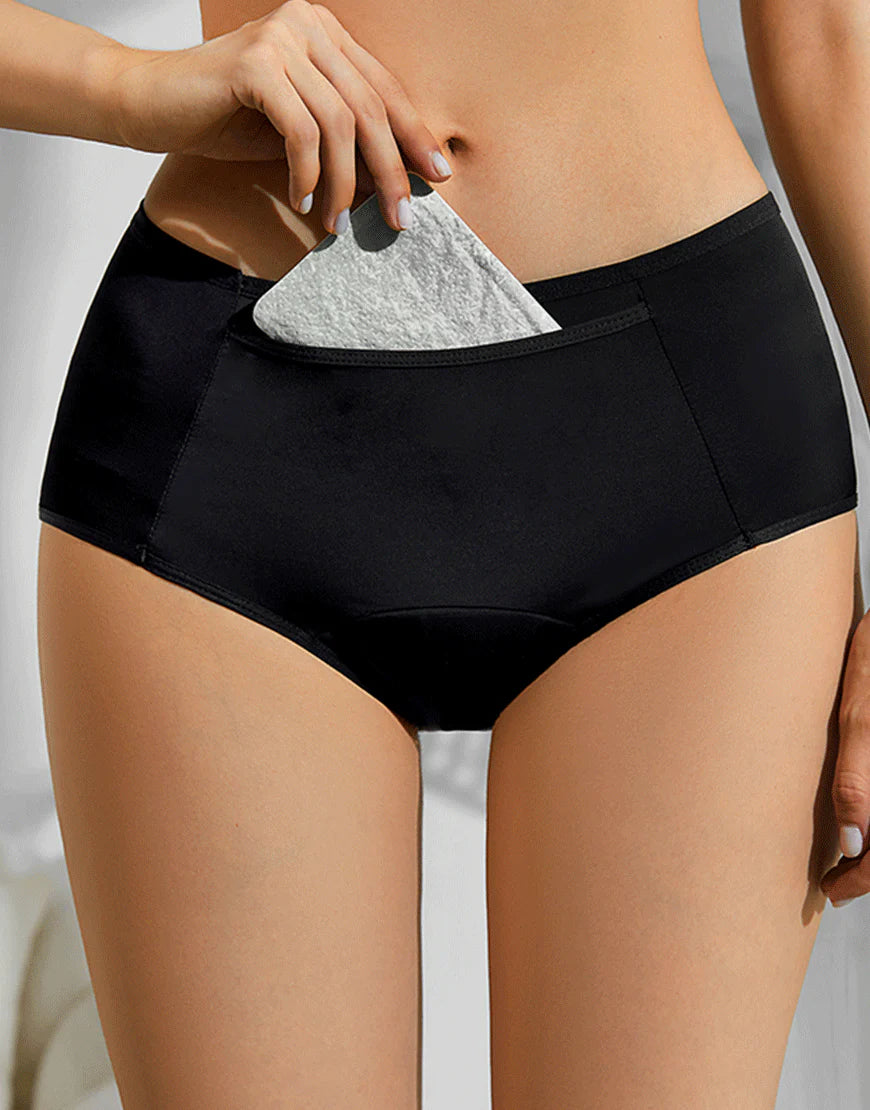 RECOMENDED OFFER Buy 2 Get 1 Free Special Bumper Offer  Imported Soft Material 4 Layered Leak Proof Period Panty for Heavy Flow