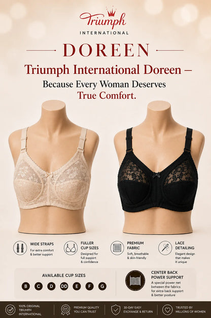 BUY 1 GET 1 FREE OFFER PACK OF 02 SPECIAL BUMPER OFFER TRIUMPH DOREEN MINIMIZER BRA UPTO 70% OFF BEST BRA FOR SUMMER