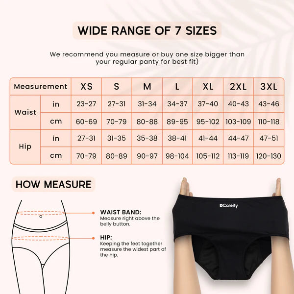 RECOMENDED OFFER Buy 2 Get 1 Free Special Bumper Offer  Imported Soft Material 4 Layered Leak Proof Period Panty for Heavy Flow