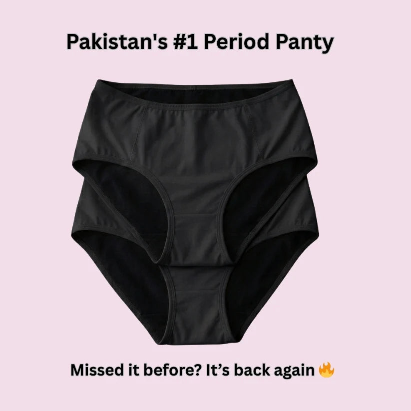 RECOMENDED OFFER Buy 2 Get 1 Free Special Bumper Offer  Imported Soft Material 4 Layered Leak Proof Period Panty for Heavy Flow