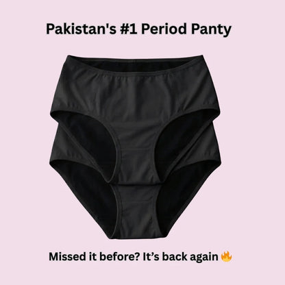 RECOMENDED OFFER Buy 2 Get 1 Free Special Bumper Offer  Imported Soft Material 4 Layered Leak Proof Period Panty for Heavy Flow