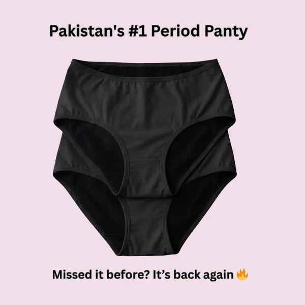 PACK OF 01 Imported Soft Material 4 Layered Leak Proof Period Panty for Heavy Flow